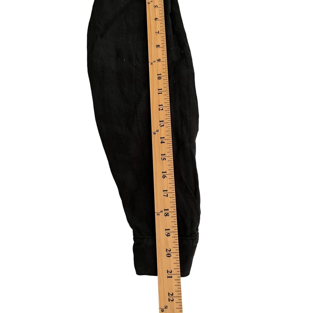 NEW MATE THE LABEL Long Sleeve 100% Linen Jumpsuit - Jet Black SIZE S - Picture 12 of 13